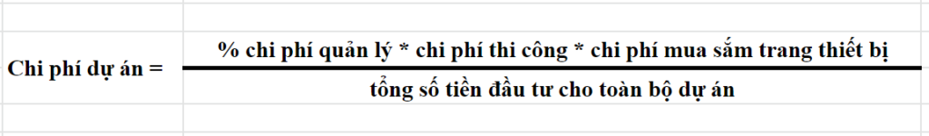 Cách tính định mức chi phí quản lý dự án mới nhất theo quy định Cách tính định mức chi phí quản lý dự án mới nhất theo quy định